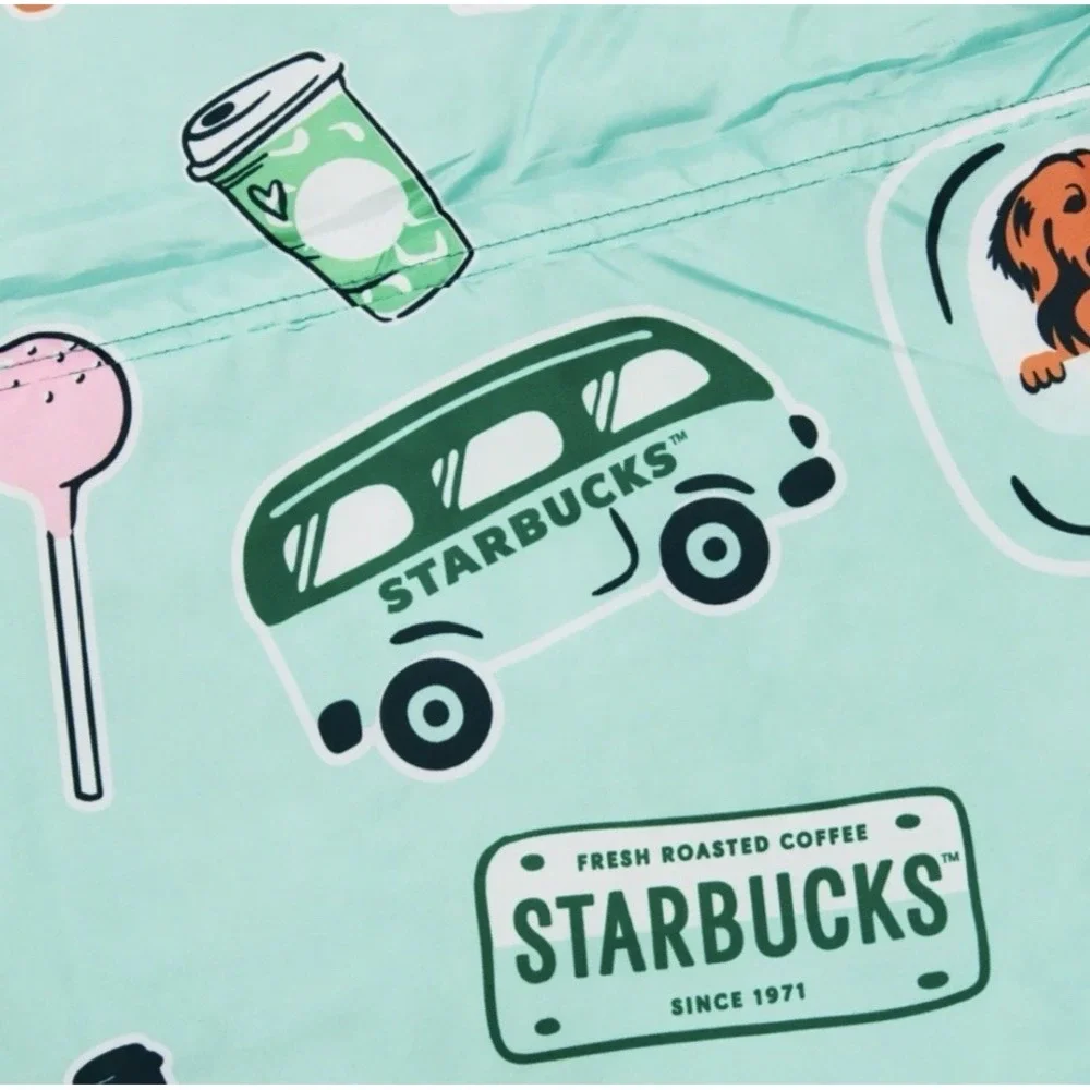 Starbucks Road Trip Picnic Blanket 2026 Foldable Travel‎ Strap Limited Edition